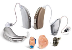 A picture of hearing aids