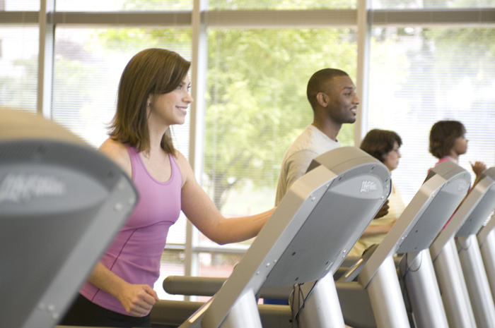Fitness Center - People on tredmills