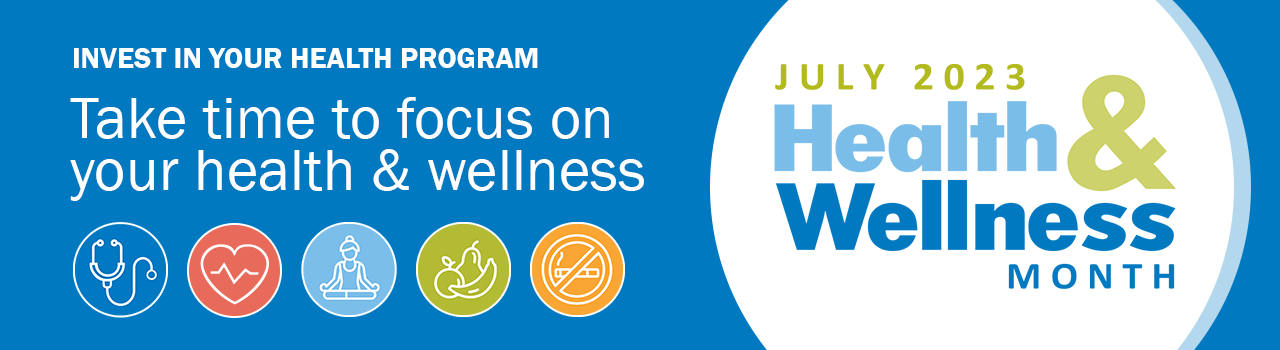 Health and Wellness Month banner image